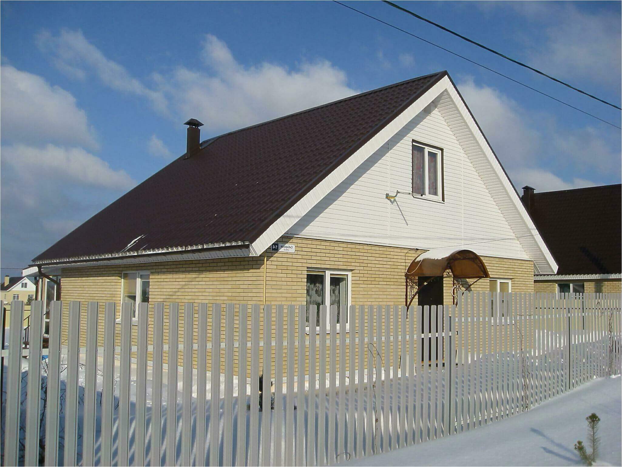 забор из штакетника 55м фото4 в Перми