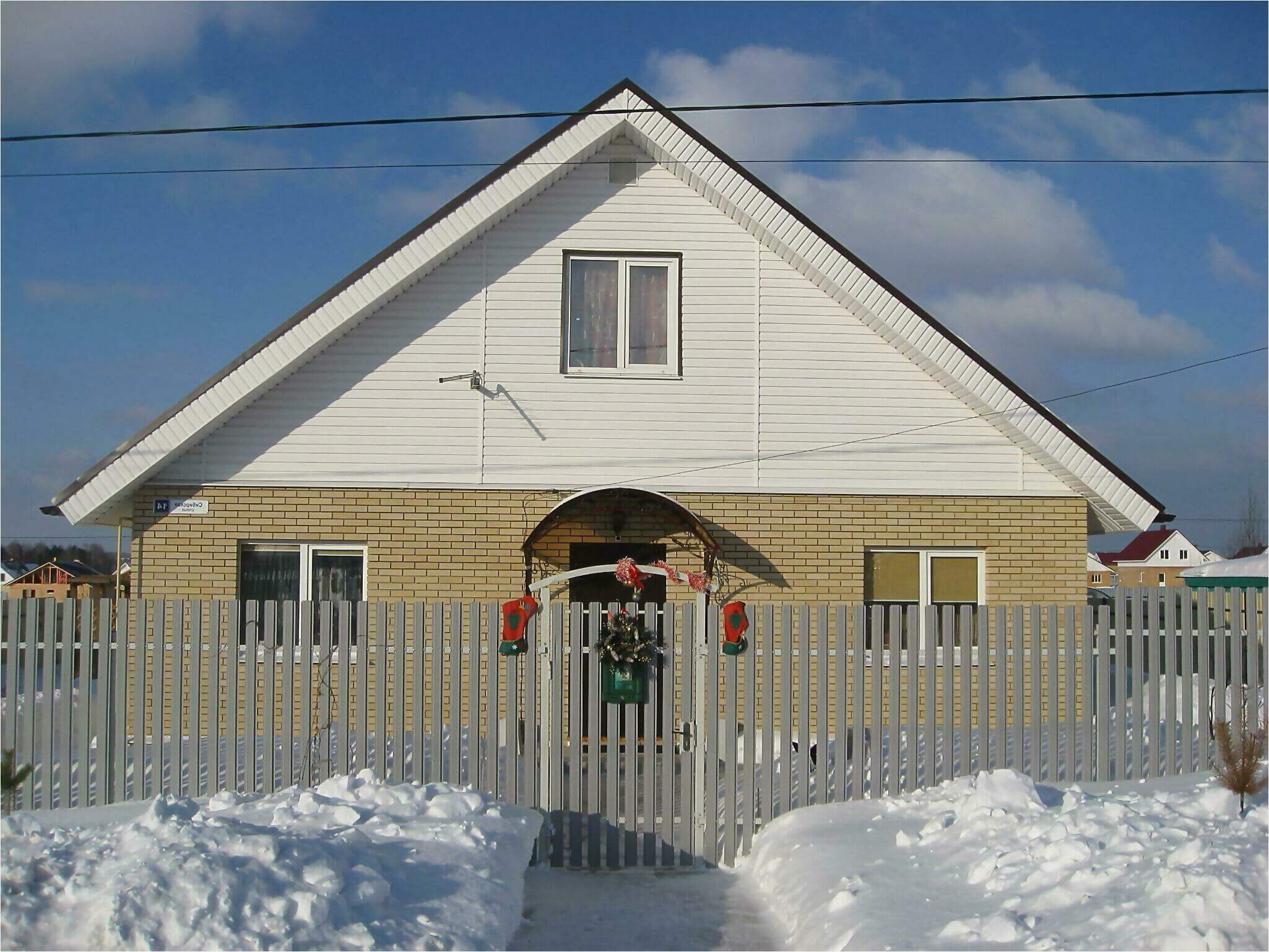 забор из штакетника 55м фото3 в Перми