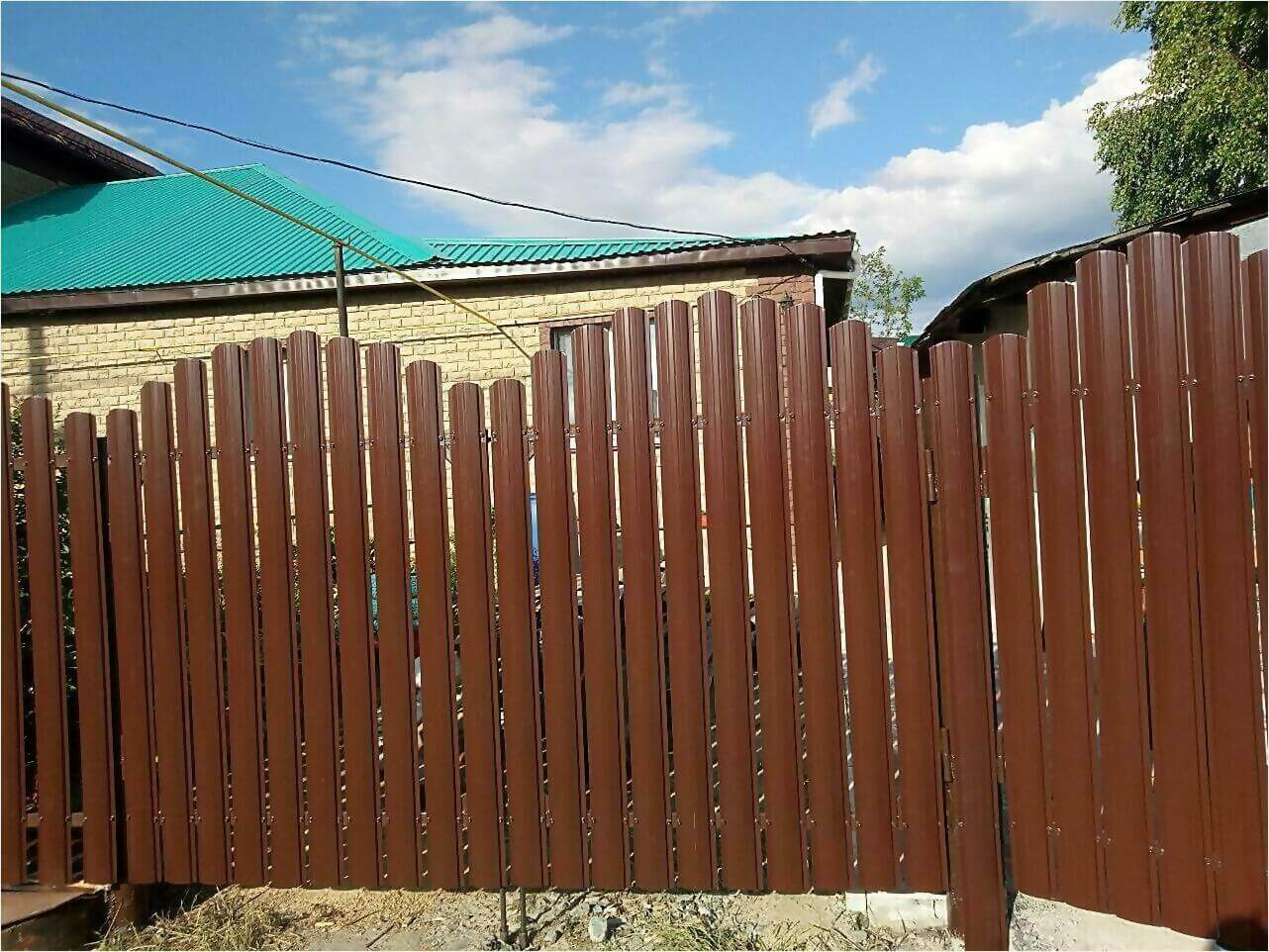 забор-ранчо из штакетника 70м фото3 в Перми