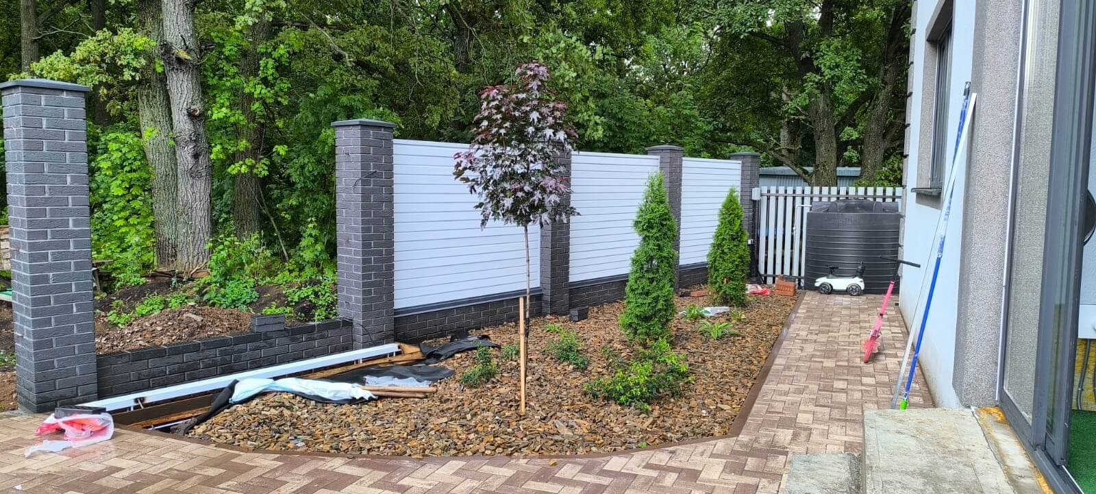 Забор-жалюзи из ламелей Хай-Тек 54м RAL9003 Белый фото 3 в Перми